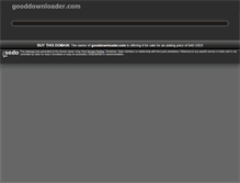 Tablet Screenshot of gooddownloader.com
